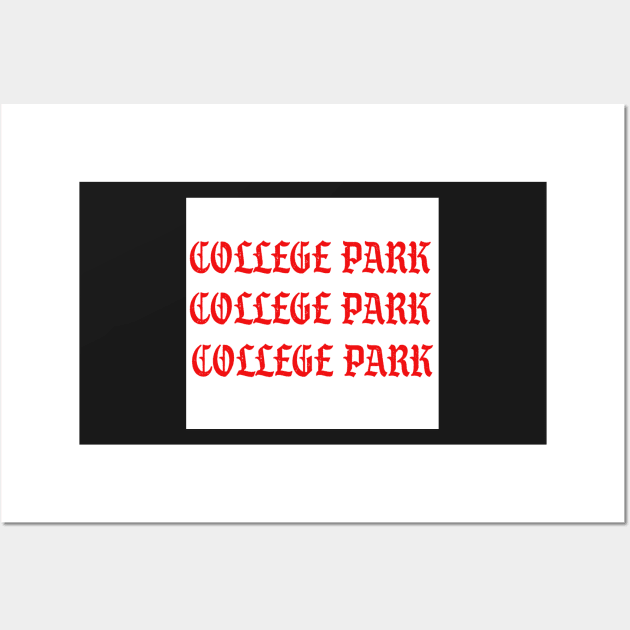 college park maryland Wall Art by designs-hj